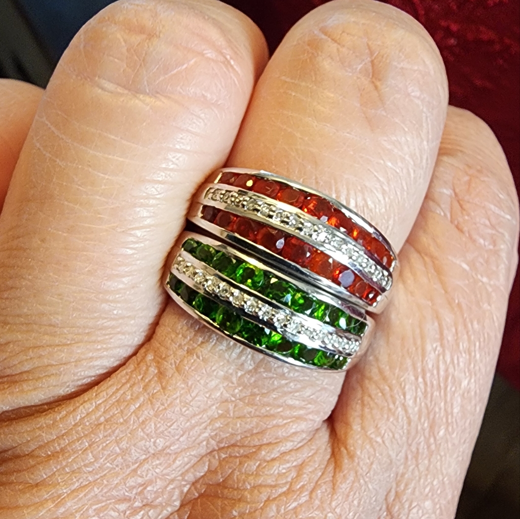 925 Rings With White Diamonds